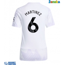 Manchester United Lisandro Martinez #6 Gostujuci Dres za Ženska 2025-26 Kratak Rukav